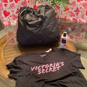 Victoria secret packable travel tote gift set